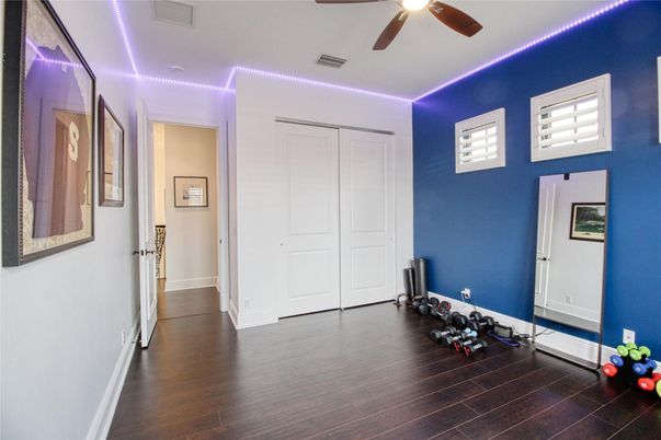 Fitness Equipment, Interior, Wood Texture Flooring