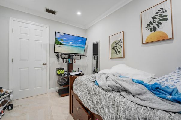 Bedroom, Interior, Recessed Lighting
