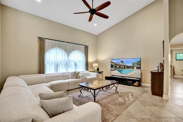 Interior, Living room, Recessed Lighting