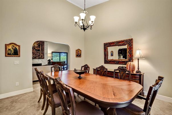 Chandelier, Dining room, Interior