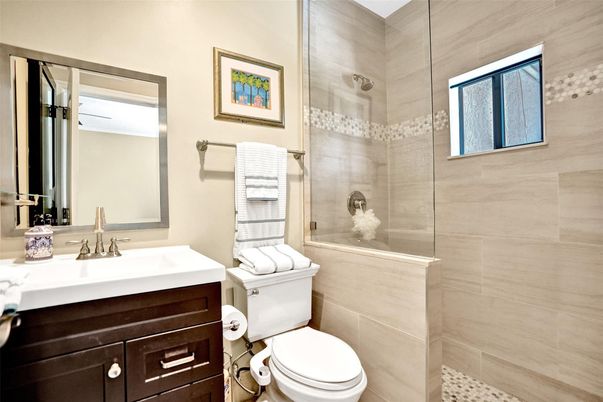 Bathroom, Glass Shower, Interior