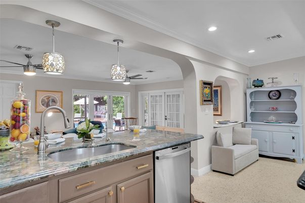 Interior, Kitchen, Pendant Lights, Recessed Lighting