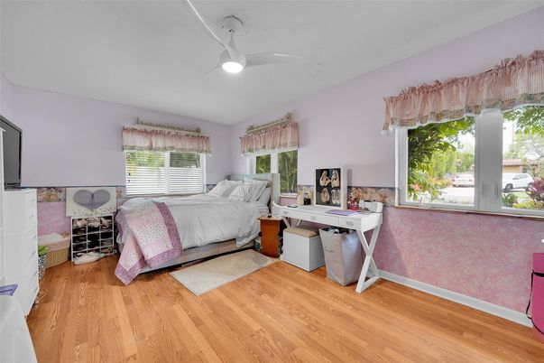Bedroom, Home Office, Interior, Wood Texture Flooring