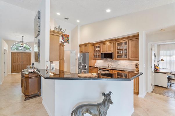 Interior, Kitchen, Recessed Lighting, Stainless Steel Appliances