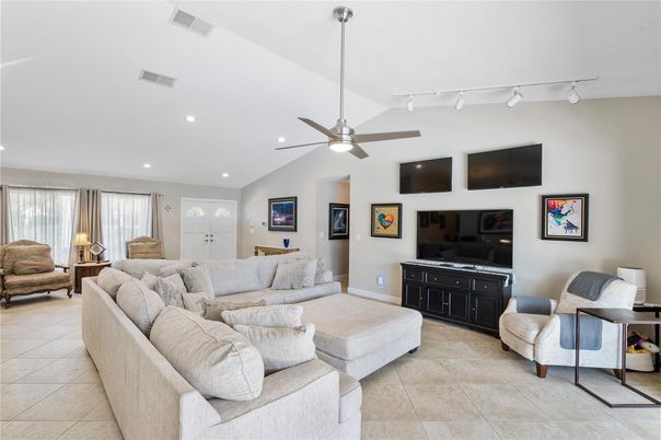 Interior, Living room, Recessed Lighting