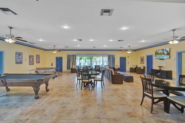 Billiard Table, Dining room, Game Room, Interior, Living room, Recessed Lighting