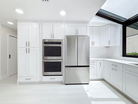 Interior, Kitchen, Recessed Lighting, Stainless Steel Appliances