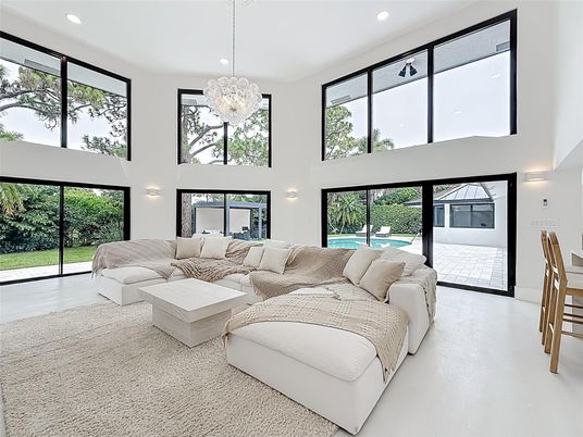 Interior, Living room, Pendant Lights, Recessed Lighting