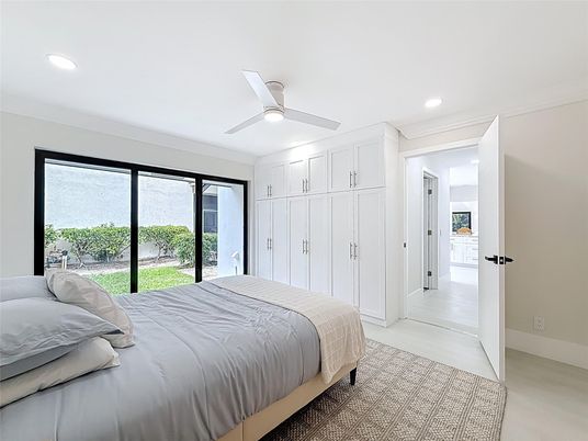 Bedroom, Interior, Recessed Lighting