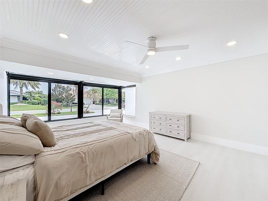 Bedroom, Interior, Recessed Lighting