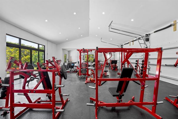 Fitness Equipment, Gym, Interior, Recessed Lighting