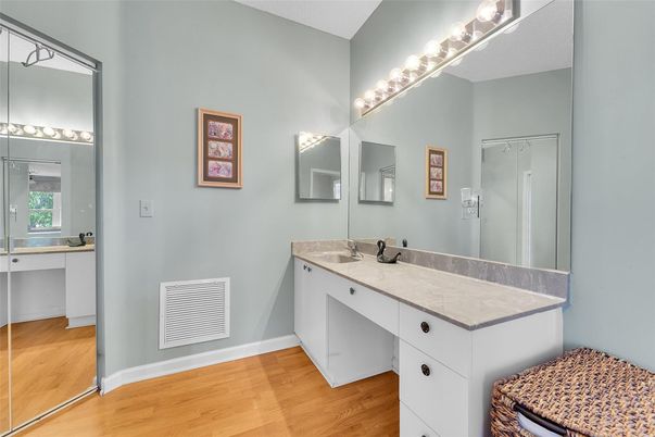 Bathroom, Interior, Wood Texture Flooring