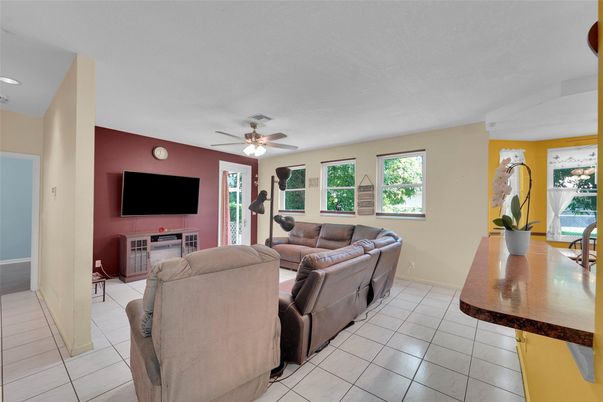 Interior, Living room, Recessed Lighting