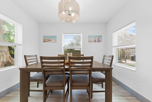 Dining room, Interior, Wood Texture Flooring