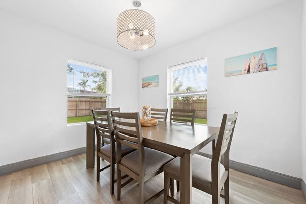 Dining room, Interior, Wood Texture Flooring