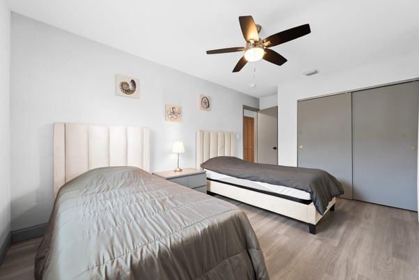 Bedroom, Interior, Wood Texture Flooring