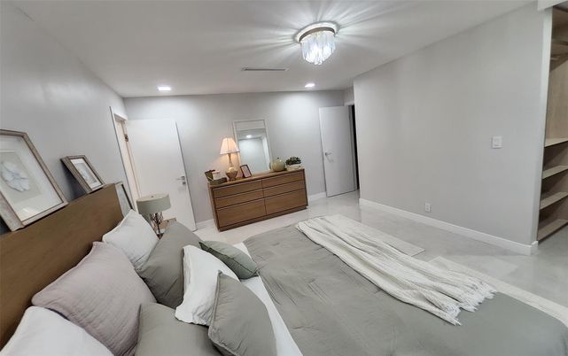 Bedroom, Interior, Recessed Lighting