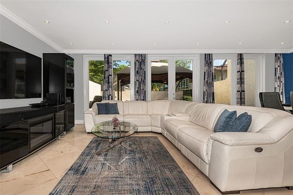 Interior, Living room, Recessed Lighting
