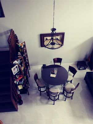 Dining room, Interior, Pendant Lights