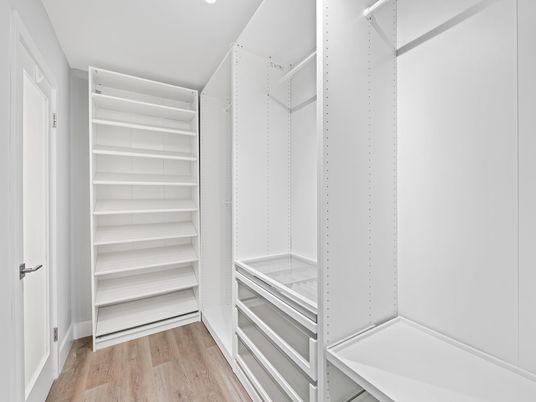 Interior, Recessed Lighting, Walk-in Closets, Wood Texture Flooring