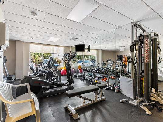 Fitness Equipment, Gym, Interior, Recessed Lighting