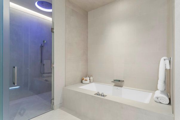 Bathroom, Glass Shower, Interior