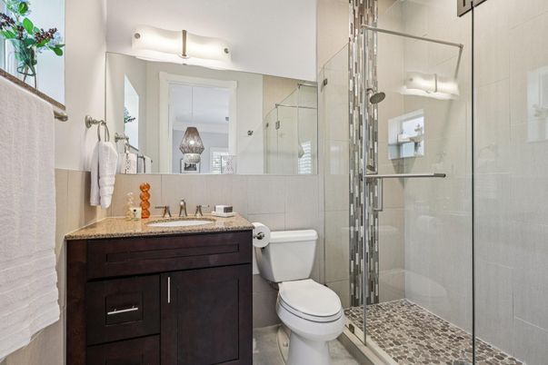 Bathroom, Glass Shower, Interior
