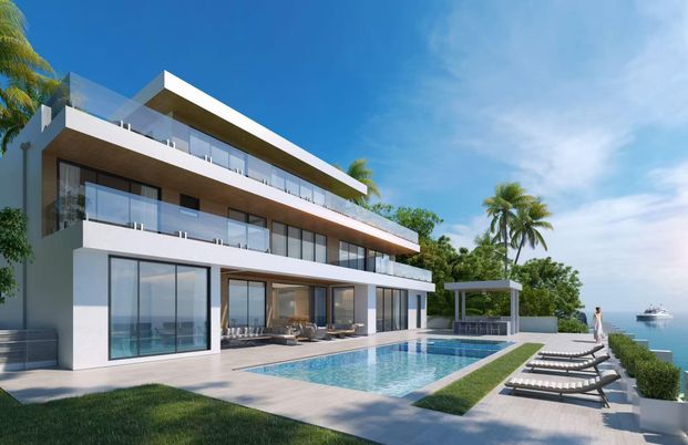 Exterior, Facade, Pool, Water, Modern