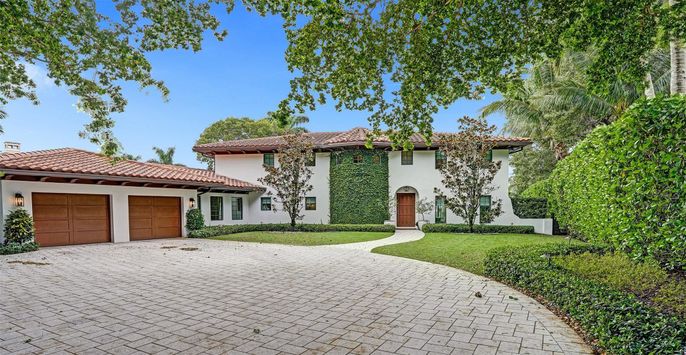 Attached, Backyard, Exterior, Facade, Spanish Mediterranean