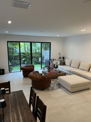 Interior, Living room, Recessed Lighting