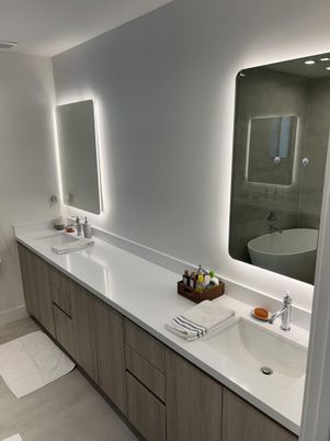 Bathroom, Dual Sink Vanities, Interior, Marble