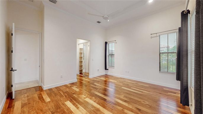 Empty room, Interior, Wood Texture Flooring