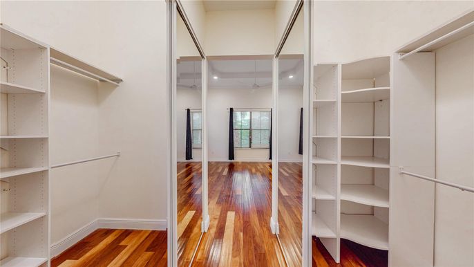 Interior, Walk-in Closets, Wood Texture Flooring