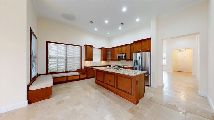 Interior, Kitchen, Recessed Lighting, Stainless Steel Appliances
