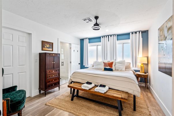 Bedroom, Interior, Wood Texture Flooring