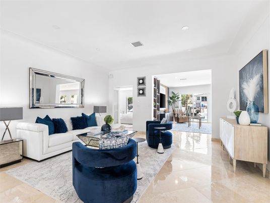 Interior, Living room, Recessed Lighting