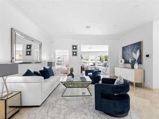 Interior, Living room, Recessed Lighting