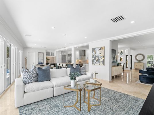 Interior, Kitchen, Living room, Recessed Lighting, Stainless Steel Appliances