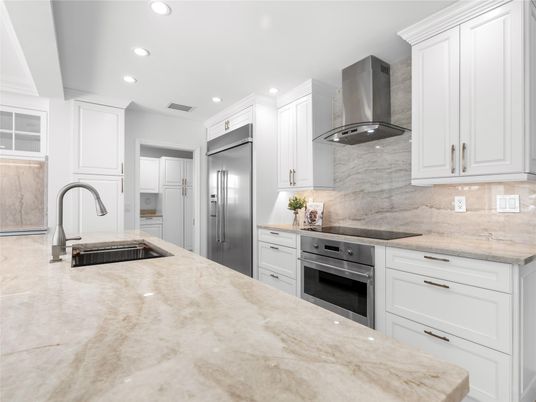Interior, Kitchen, Recessed Lighting, Stainless Steel Appliances