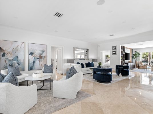 Interior, Living room, Recessed Lighting