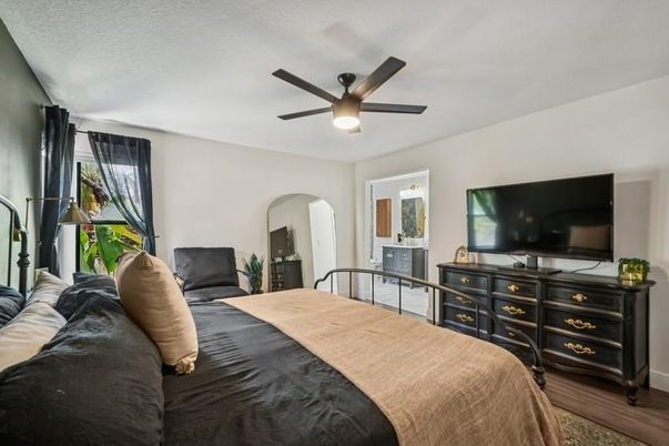 Bedroom, Interior, Wood Texture Flooring
