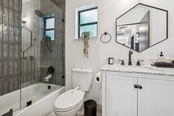 Bathroom, Glass Shower, Interior