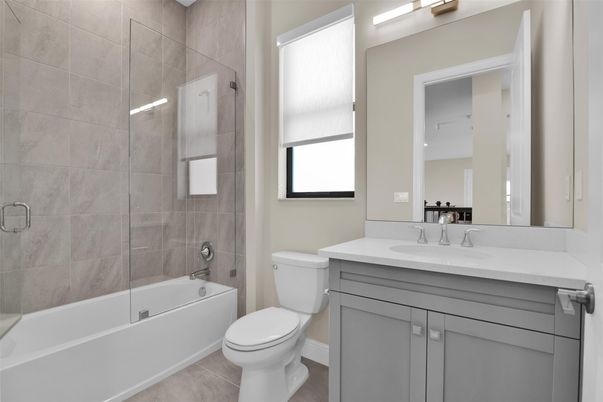 Bathroom, Glass Shower, Interior