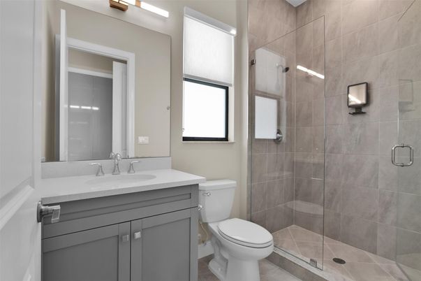 Bathroom, Glass Shower, Interior