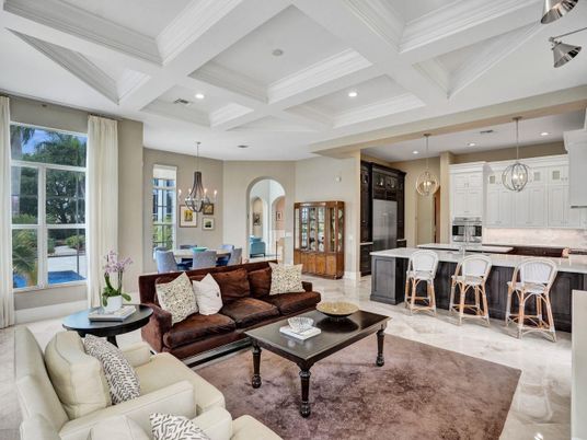 Dining room, Interior, Kitchen, Living room, Pendant Lights, Recessed Lighting