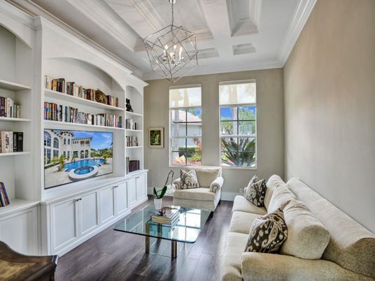 Chandelier, Interior, Living room, Pendant Lights, Wood Texture Flooring