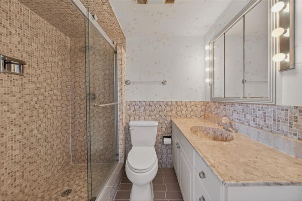 Bathroom, Glass Shower, Interior