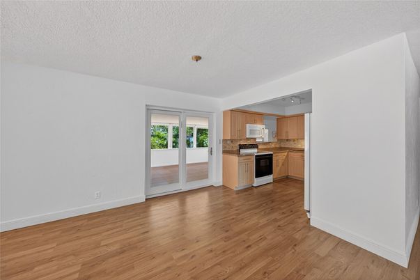 Empty room, Interior, Kitchen, Wood Texture Flooring