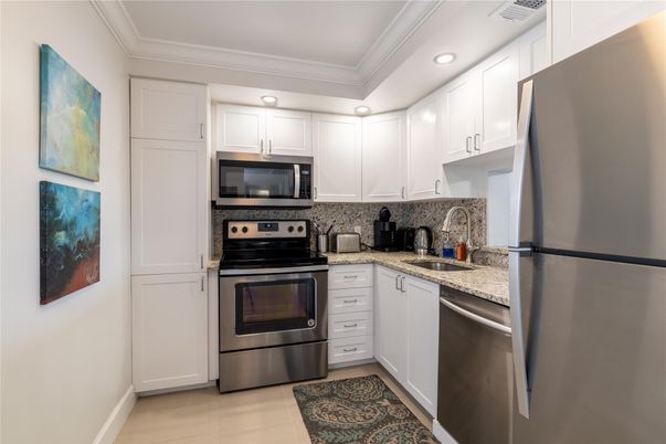 Interior, Kitchen, Recessed Lighting, Stainless Steel Appliances
