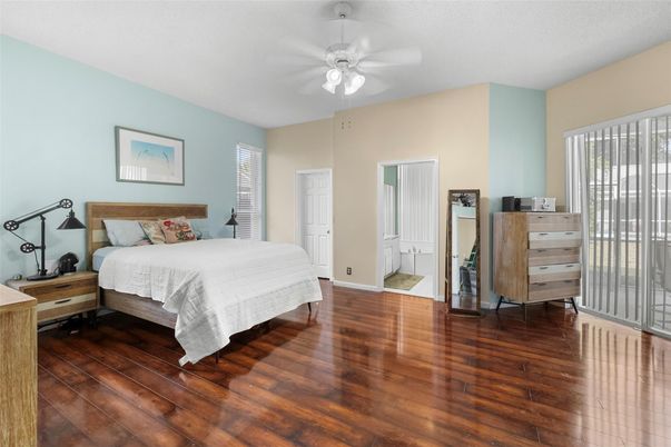 Bedroom, Interior, Wood Texture Flooring